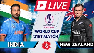 Live: India vs New Zealand, 21st match, Dharmshala | Live Scores | IND Vs NZ | 2023 live match today