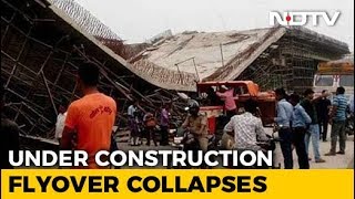 Under-Construction Flyover Collapses On UP Highway, Labourer Injured