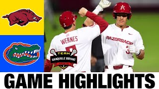 #2 Arkansas vs Florida Highlights | NCAA Baseball Highlights | 2024 College Base