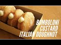 BOMBOLONI | VANILLA CUSTARD STUFFED ITALIAN DOUGHNUTS