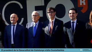 ACTUALITAT - El president de la Generalitat de Catalunya visita Castelldefels