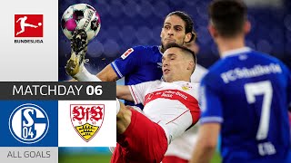 Penalty brings Stuttgart back | FC Schalke 04 - VfB Stuttgart | 1-1 | All Goals | Matchday 6