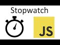 Create A Simple Stopwatch using JavaScript! | JS Stopwatch Tutorial