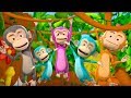 Five Little Monkeys | Kindergarten Nursery Rhymes For Kids By Little Tree House