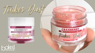 Edible Glitter for Cakes - Cranberry Shimmer, Sparkle \u0026 Super Shiny | Tinker Dust® | Bakell®