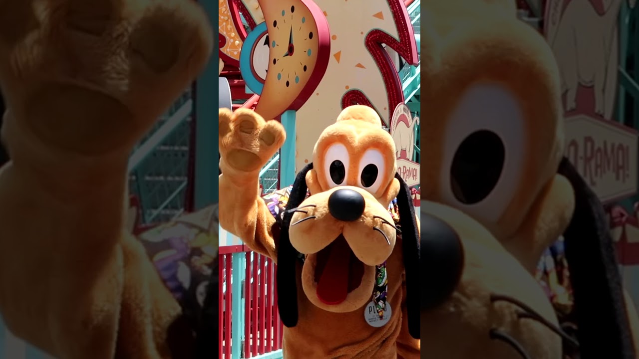 Goofy And Pluto Disney Characters | #Shorts - YouTube