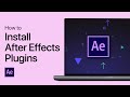 How To Install Plugins in Adobe After Effects - Tutorial