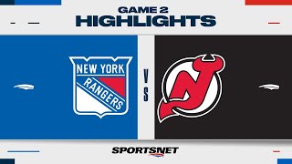 NHL Game 2 Highlights | Rangers vs. Devils - April 20, 2023