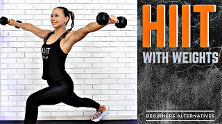 TOTAL BODY HIIT with Weights | Juliette Wooten