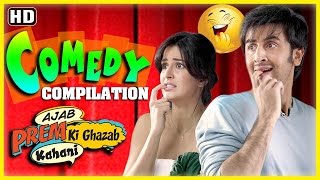 Ajab Prem Ki Gajab Kahani Comdey Scenes - Ranbir Kapoor - Katrina Kaif - Superhit Compilation