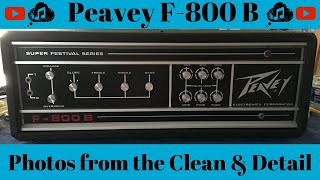 Clean, Detail, and Close-up of the Peavey F-800 B Super Festival Series Bass Amp Head Part 2