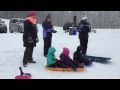 metroparks sledding hill snow