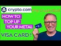 How to Top Up Your Crypto.com Metal VISA Card to Spend Crypto in the Real World