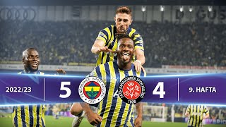 Fenerbahçe - V. F. Karagümrük (5-4) Highlights/Özet | Spor Toto Süper Lig - 2022/23