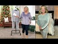 carole hochman raglan sleeve top u0026 tapered pant lounge set on qvc