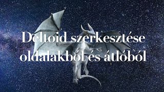 Deltoid szerkesztése oldalakból és átlóból