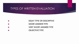 Evaluation in Education | Meaning, Types, Importance & Characteristics | Part 2