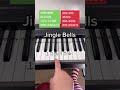 Easiest Jingle Bells Piano Tutorial 🎅🏼🎄 #shorts #piano