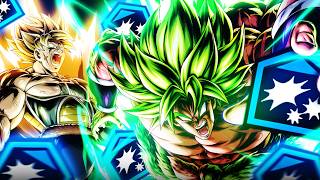 WHAT HAVE I CREATED 😭😭😭 LEGEND BROLY WITH BARDOCK CRIT BUFFS IS ABSURD!!! (Dragon Ball Legends)