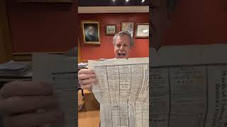 ✨ This Newspaper is 158 years old 😲 #abrahamlincoln