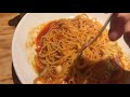 【めし動画】生パスタ　トマトソースパスタと生ハム 【パスタ】