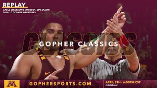 Watch Live: Wrestling's Gable Steveson's Undefeated 2019-20 B1G Season (Gopher Classics)