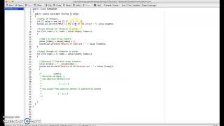 Trace Code Array