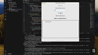 Python split video tools GUI | MoviePy Automated Video Editing