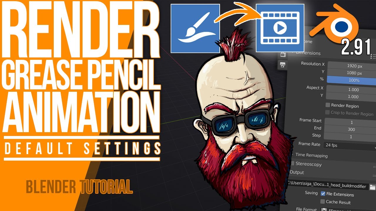 How To Render Grease Pencil Blender