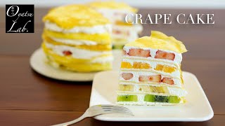 【ホットケーキミックス】フルーツミルクレープ(Crape Cake)の作り方 | Oyatsu Lab.