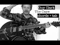 The Cape - Guy Clark - Guitar Lesson with Tab, Chards + Fingerpicking Breakdown!