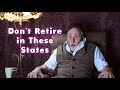 The Absolute Worst States For Retirement in 2024.