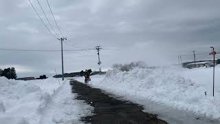 2022/1/16  除雪作業【SXC1070H】和同産業　除雪機