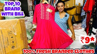 100% Fresh Brand Tag Kurti Dress| Branded surplus warehouse in Delhi |Kids clothes Wholesale market