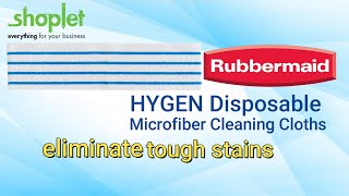 Rubbermaid HYGEN Disposable Microfiber Cleaning Cloths