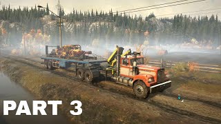 SnowRunner Walkthrough - Out With The Oil | Part-3 | SMG Gameplay