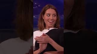 Aubrey Plaza Wore Her Real Page Uniform on 30 Rock 😱🤣 #aubreyplaza #nbc #conanobrien #30rock #lmao