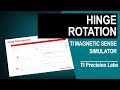 Simulating hinge motion using the TI Magnetic Sense Simulator Tool (TIMSS)