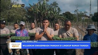 POLRES BANGLI MANFAATKAN LAHAN TAK PRODUKTIF UNTUK SWASEMBADA PANGAN