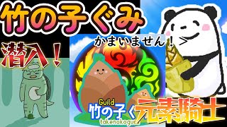 【元素騎士】勢いのあるギルド「竹の子ぐみ」に潜入してきました！