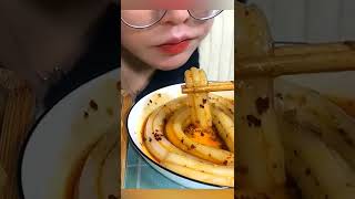 Girl Eating Spicy (ASMR\u0026Mukbang) # 3142