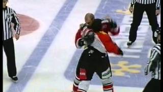 Ryan Finnerty vs Nathan Rempel EIHL fight 25-2-07