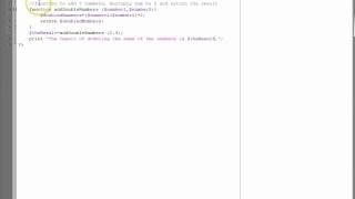 Basic PHP custom functions