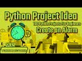 Python Project Tutorial #15 - Building a Simple Alarm Clock with Sound | Learn Python Programming