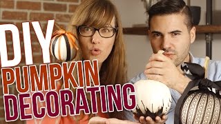3 DIY PUMPKIN DECORATING IDEAS!