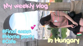 ハンガリー留学VLOG 夏休み前直前スペシャル✨✨