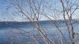 Snow Bound at Searsport Shores Oceanfront Campground