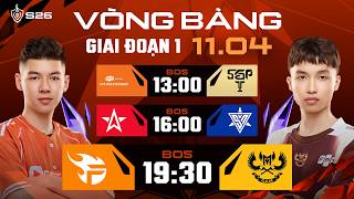 FPL vs SGP | 1S vs SPN | FPT vs GAM | GIAI ĐOẠN 1 - LƯỢT VỀ | ĐTDV MÙA XUÂN 2026 (NGÀY 11/04)