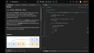 2022 Convert 1D Array Into 2D Array | C++ | Simple and easy explanation | Daily Leetcode | DSA