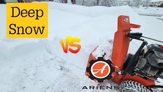 Ariens Snow Blower in Deep Snow @AriensChannel